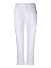 7 For All Mankind Josefina White Jeans In White
