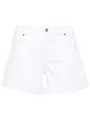 7 For All Mankind Tailored Slouch Brilliant White Short In White