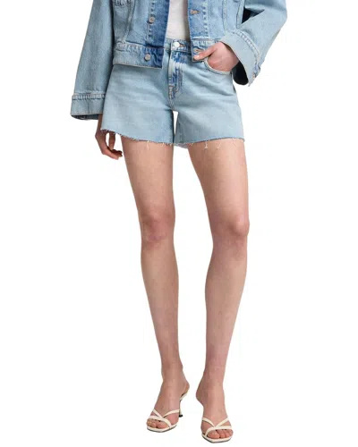 7 For All Mankind Mid Short In Blue