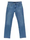 7 For All Mankind Mid Waist Standard Jeans In Blue