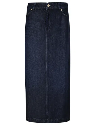7 FOR ALL MANKIND MIDI SKIRT STORMY