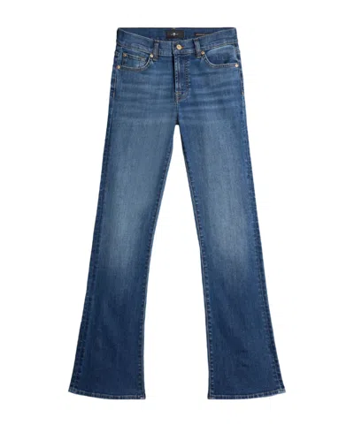 7 FOR ALL MANKIND MIDRIFF-HUGGING FLARED JEANS