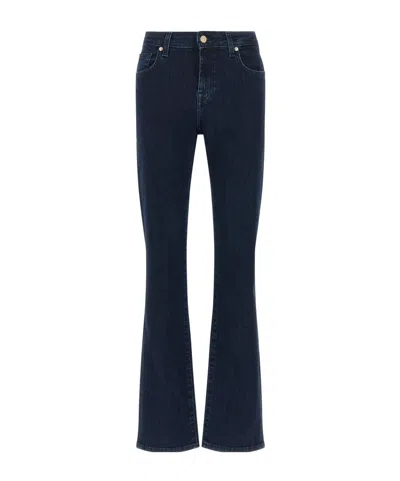 7 For All Mankind Midrise Flaredleg Jeans In Blue