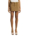 7 For All Mankind Milly Chino Skirt In Brown