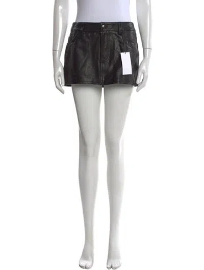 Pre-owned 7 For All Mankind Mini Skirt W/ Tags In Gray