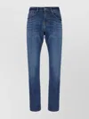 7 For All Mankind Luxe Performance Plus Slimmy Tapered Slim Fit Jeans In Deep Blue In Blue