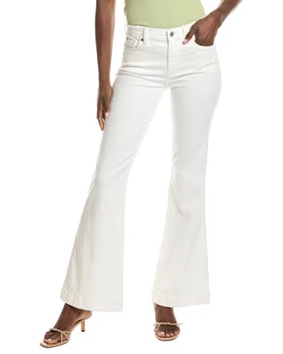 7 For All Mankind Modern Dogo Tailorless Jean In White