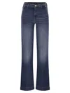 7 For All Mankind Modern Dojo - High-waisted Flared Jeans In Blue