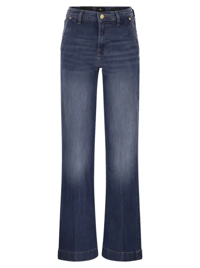 7 FOR ALL MANKIND MODERN DOJO - HIGH-WAISTED FLARED JEANS