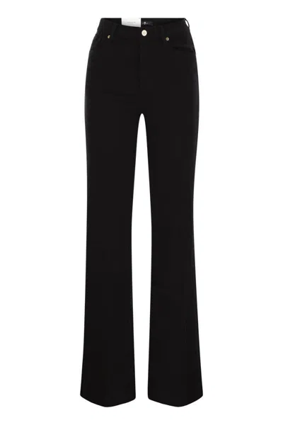 7 For All Mankind Modern Dojo - Jeans Flair Fit In Black