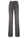 7 For All Mankind Modern Dojo - Jeans Flair Fit In Gray