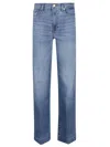 7 For All Mankind Straight-leg Jeans In Blue