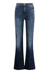 7 For All Mankind Modern Dojo Boot-cut Jeans In Navy