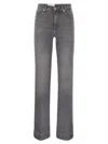 7 For All Mankind Modern Dojo Closing Act Grey In Denim Grey