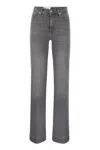 7 For All Mankind Modern Dojo Closing Act Grey In Denim Grey