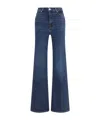 7 For All Mankind Modern Dojo Flare Jeans In Blue