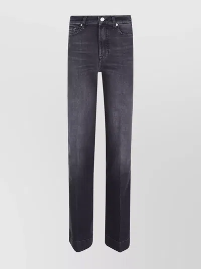 7 FOR ALL MANKIND MODERN DOJO FLARED HIGH-WAISTED TROUSERS