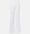 7 For All Mankind Modern Dojo Mid-rise Wide-leg Jeans In White