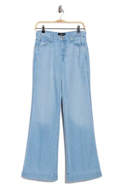 7 For All Mankind Modern Dojo High Waist Flare Jeans In Blue