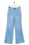 7 For All Mankind Modern Dojo High Waist Flare Jeans In Blue