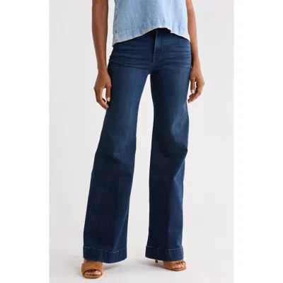 7 For All Mankind Modern Dojo High Waist Flare Leg Jeans In Red