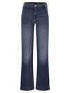 7 For All Mankind Modern Dojo High Waisted Flared Jeans In Blue