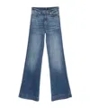 7 For All Mankind Wide-leg High-waist Jeans With Vintage Fading