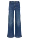 7 For All Mankind Wide-leg High-waist Jeans With Vintage Fading In Blue
