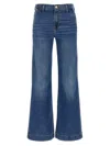 7 For All Mankind Wide-leg High-waist Jeans With Vintage Fading In Blue