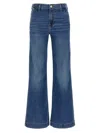 7 For All Mankind Wide-leg High-waist Jeans With Vintage Fading In Blue