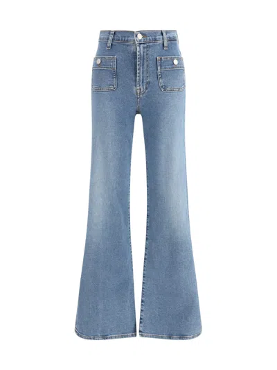 7 For All Mankind Modern Dojo Jeans In Blue