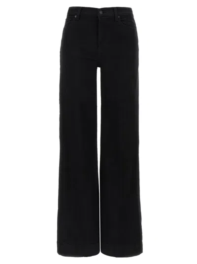 7 For All Mankind Modern Dojo Jeans In Black