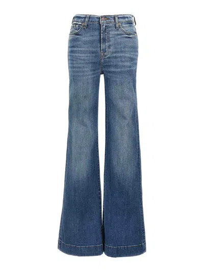 7 FOR ALL MANKIND JEANS BOOT-CUT - AZUL