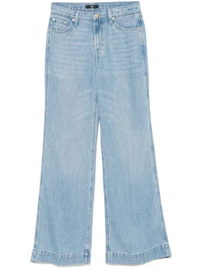 7 For All Mankind Modern Dojo Jeans In Blue