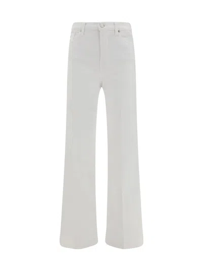 7 For All Mankind Modern Dojo Jeans In White