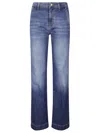 7 For All Mankind Modern Dojo Trousers With Carpenter Details In Blue