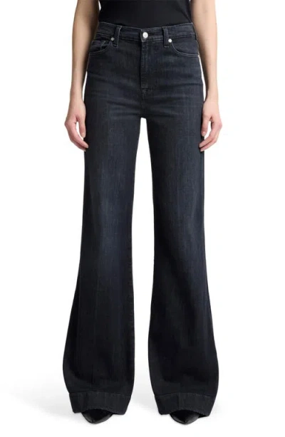 7 For All Mankind Modern Dojo Mid Rise Flare Jeans In Blue