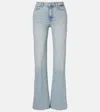 7 For All Mankind Modern Dojo Mid-rise Flared Jeans In Blue
