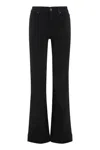 7 For All Mankind Dojo Bootcut Jeans In Black