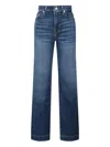 7 For All Mankind Womens Gran Canyon Modern Dojo Flared-leg High-rise Denim-blend Jeans