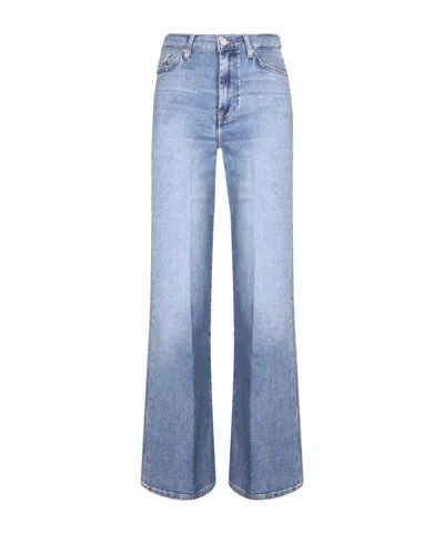 7 For All Mankind Modern Dojo Straight-leg Jeans In Blue