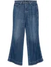 7 For All Mankind Flared Leg Denim Jeans
