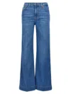 7 For All Mankind Modern Dojo High-waist Flared Jeans In Blue