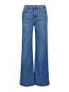 7 For All Mankind Modern Dojo High-waist Flared Jeans In Blue