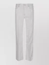 7 For All Mankind Modern Dojo Tailorless Trousers In White
