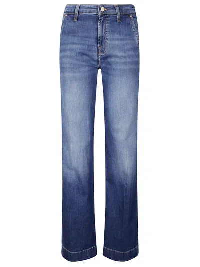 7 For All Mankind Modern Dojo Trousers With Carpenter Details In Blue