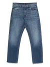 7 For All Mankind Faded Vintage Denim Trousers In Blue