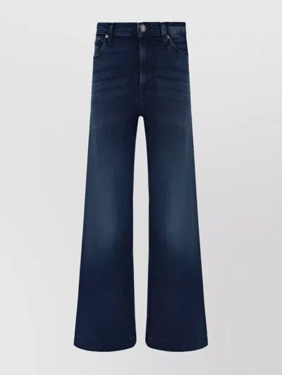 7 For All Mankind Modern Soho Flared Jeans In Blue