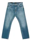7 For All Mankind Straight Jeans In Blue