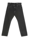 7 For All Mankind Modern Straight Leg Jeans In Black